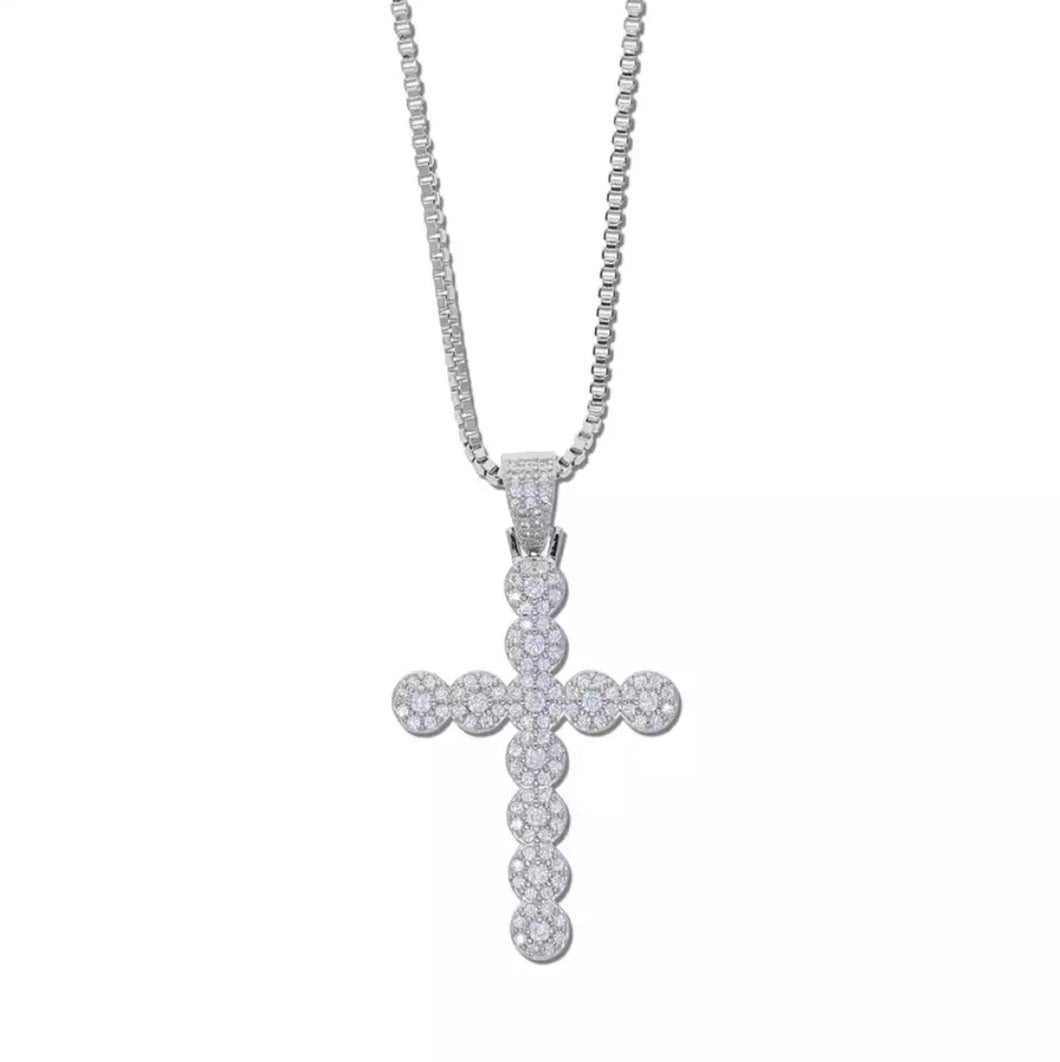 Effortless Cross Necklace Silver